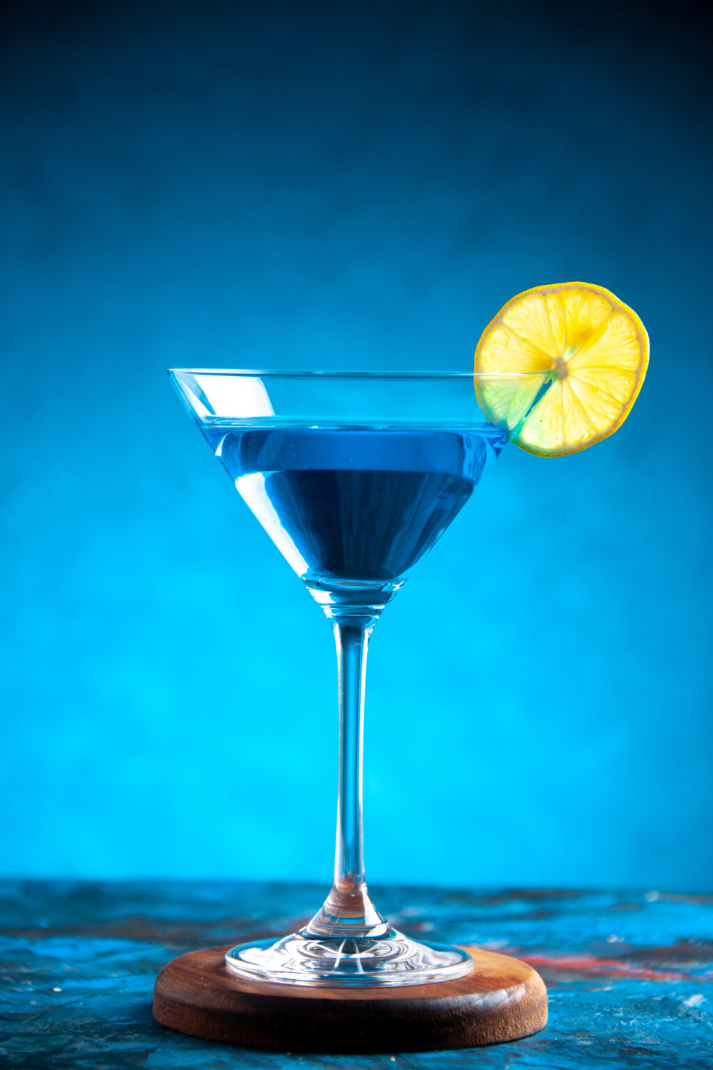 Blue tea martini